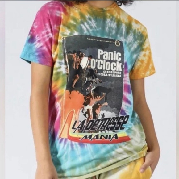 la DETRESSE Tops - La DETRESSE Tropicali Panic O' Clock Mania Tee Shirt Size XL